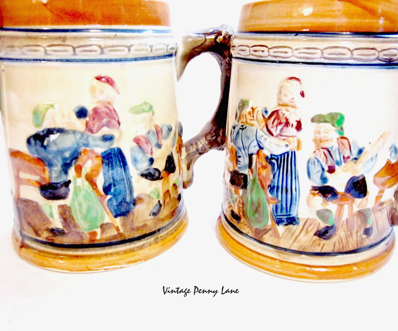 Ceramic Mugs / Japan Vintage German Beer Steins