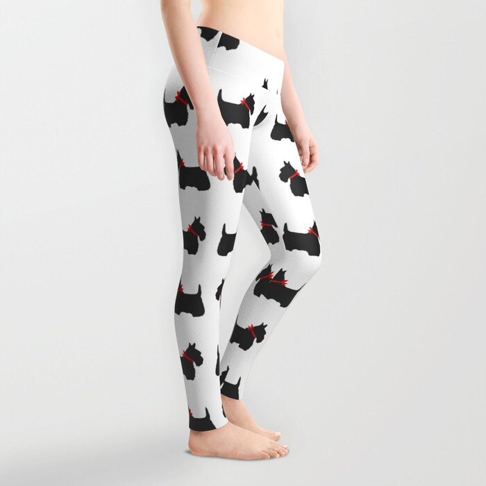 Dog breed leggings with pockets - JÄMTHUND - HERTTAHOUND - pink main image 1