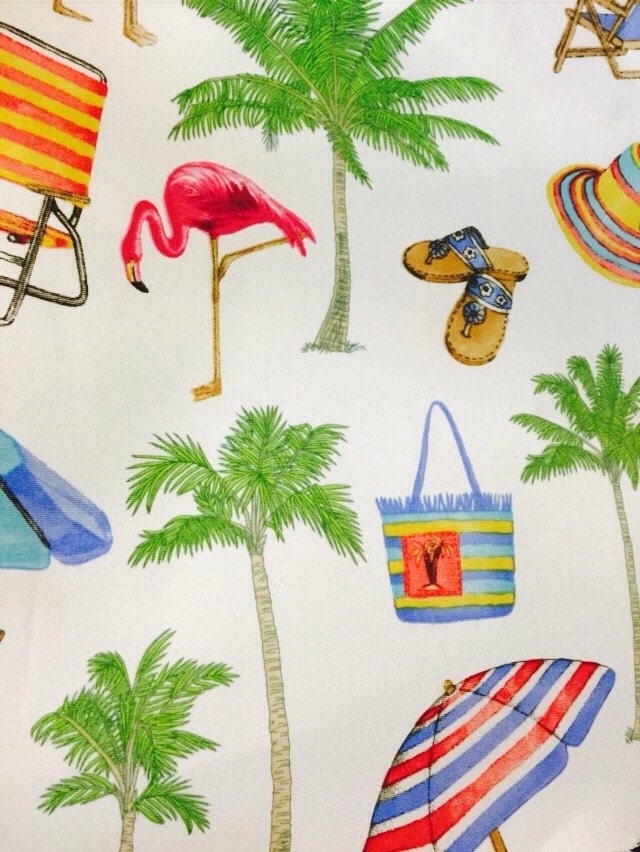 Summer Beach Outdoor Non Fade Designer Fabric 1 yard