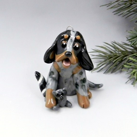 bluetick coonhound figurine