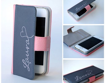 Personalized Wallet Phone Case, iPhone Wallet Case, iPhone 5 Wallet Phone Case, iPhone 5s Wallet Phone Case, iPhone 5c Wallet Phone Case
