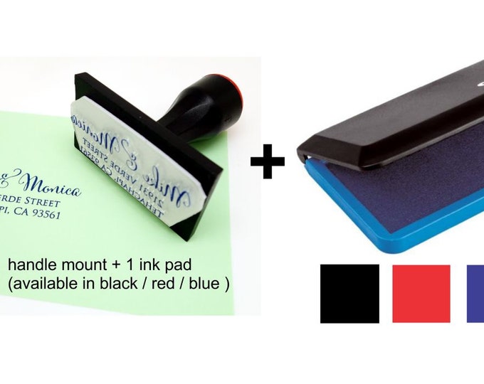 Personalized Self Inking Return Address Stamp - self inking address stamp - Custom Rubber Stamp R265