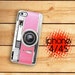iPhone 4S Pink camera iPhone 4 4S Case Pretty Princess Pink Retro Camera Vintage Style Classic Kitsch Kitchen Pink