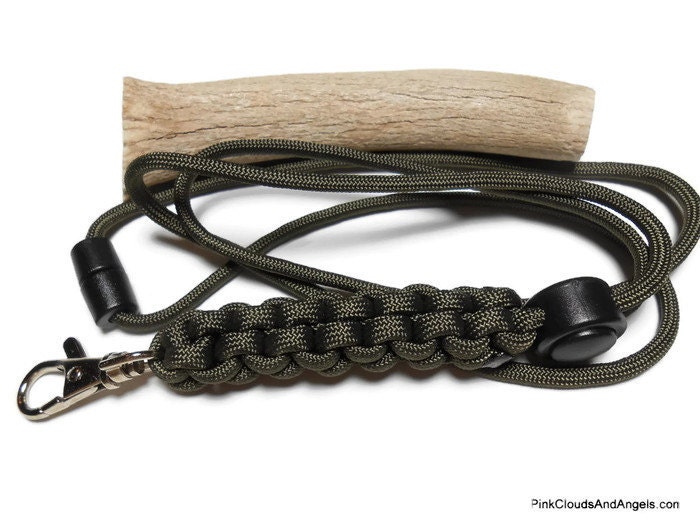 Paracord Lanyard Lanyard for Men Breakaway by PinkCloudsAndAngels