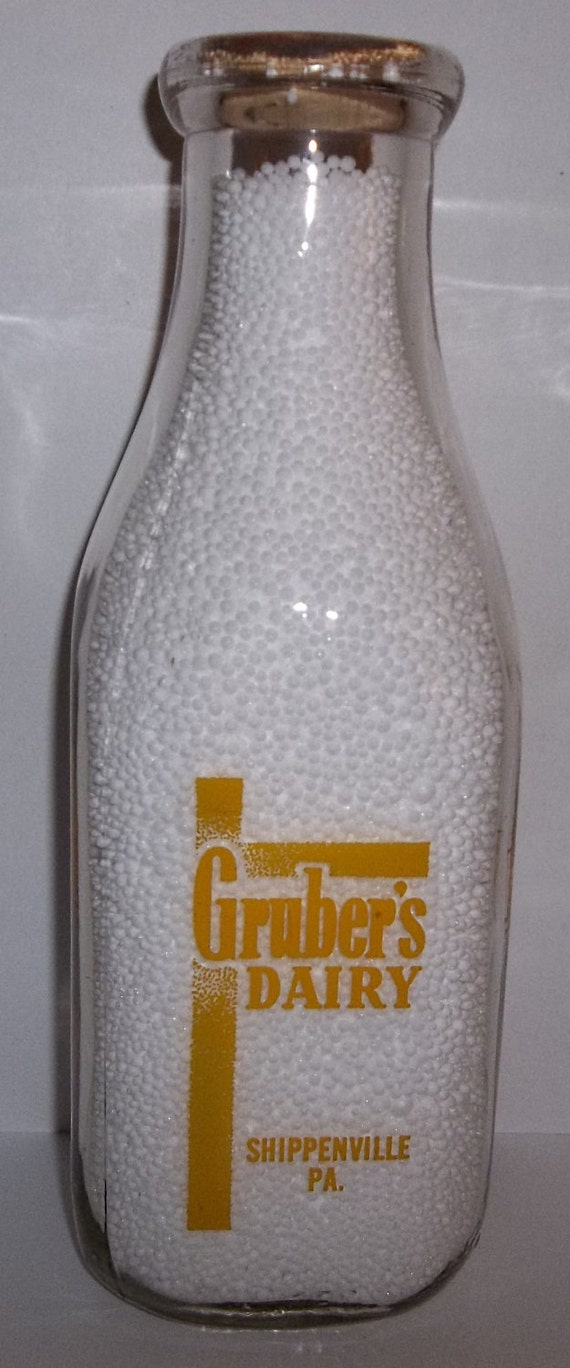 Gruber's Dairy Shippinsville PA Golden Guernsey Yellow