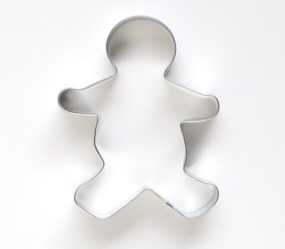 Gingerbread Man Cookie Cutter - Large - Christmas Cookie Cutter Il_570xn