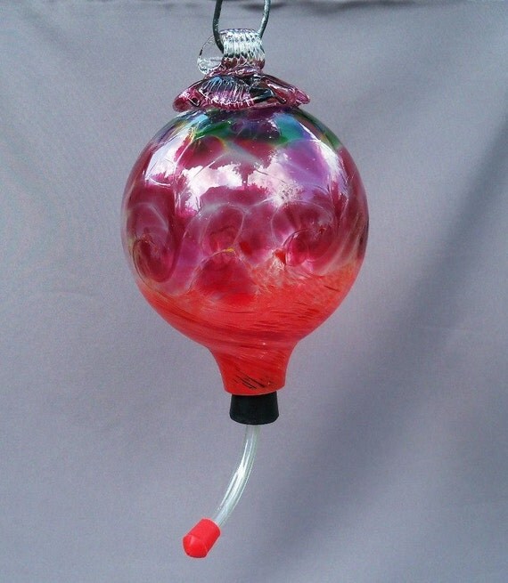 hand blown art glass hummingbird feeder by route4glass on etsy hand blown art glass hummingbird feeder by route4glass on etsy