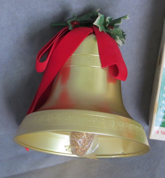 Vintage Musical Christmas Bell from Woolworths Plays Jingle