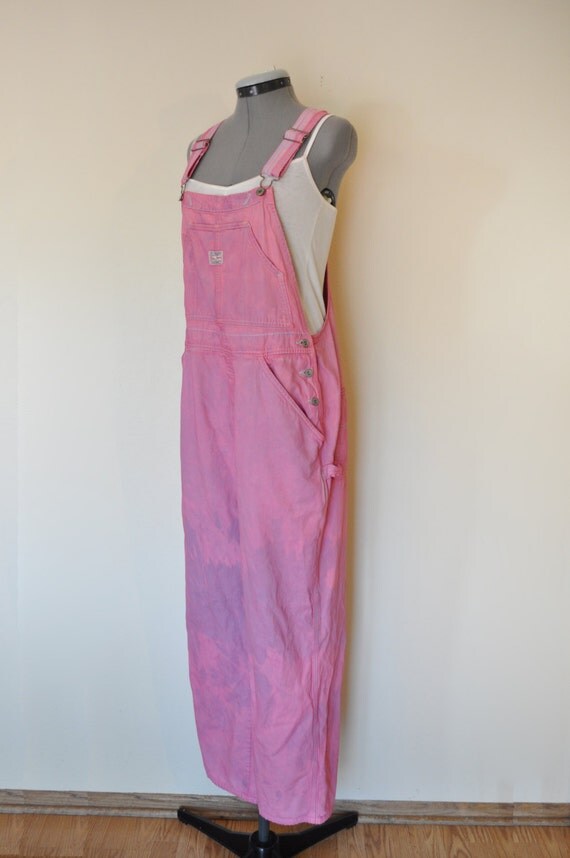 pink overall pants