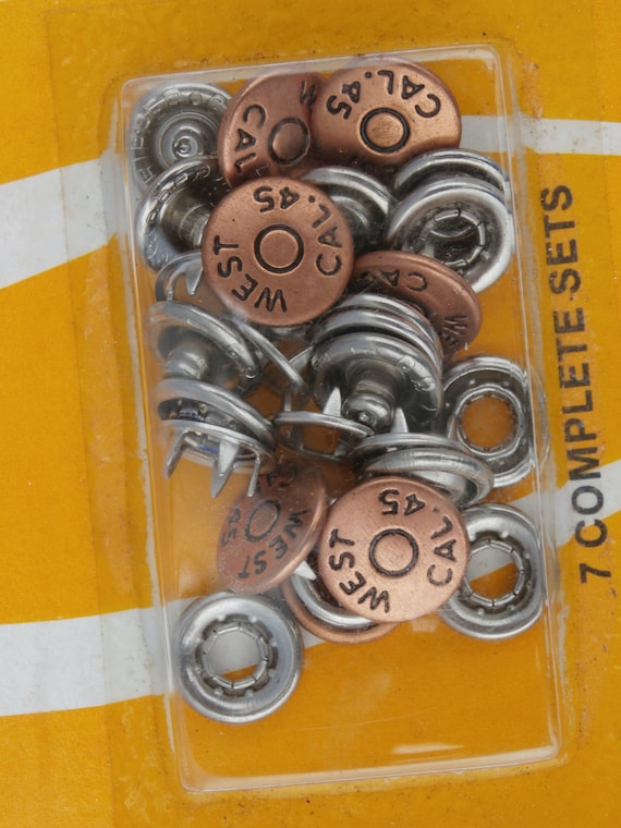 Vintage Decorative Snaps West Cal 45 for Western Shirts In