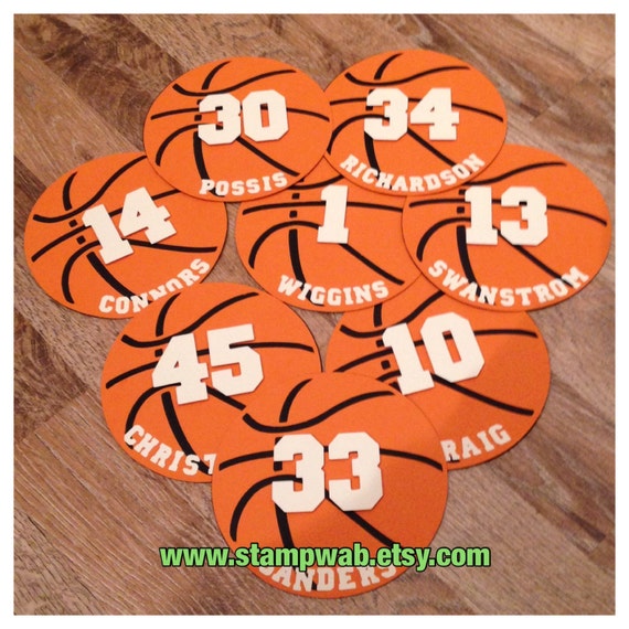Personalized Basketball DieCuts 12