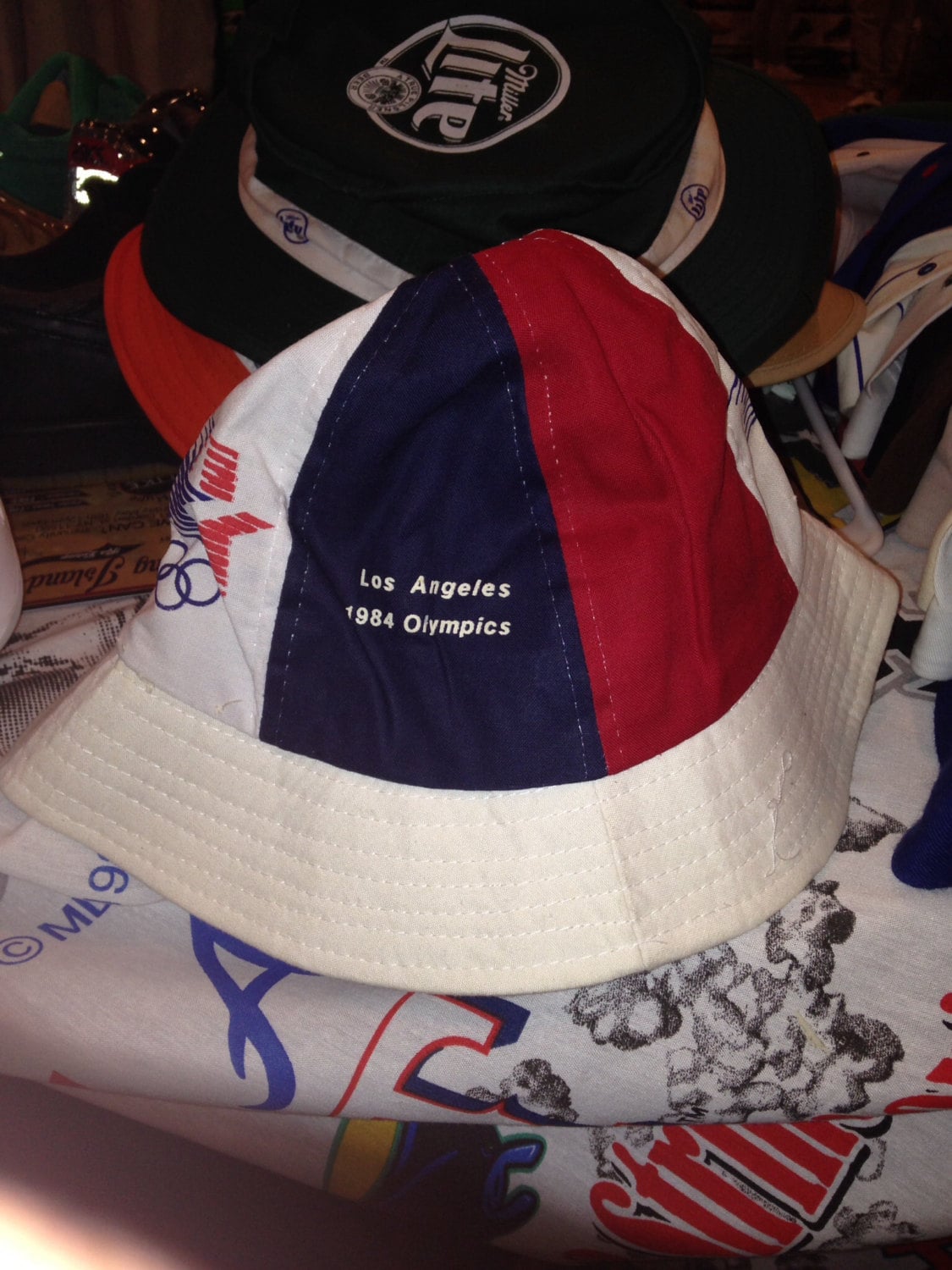 Vtg 1984 Olympic USA Bucket hat Haute Juice