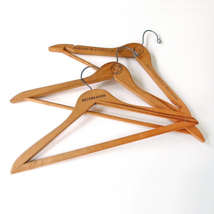 Vintage Wooden Hangers Set Of Three Haute Juice   Il Fullxfull.794654242 Rnrn 