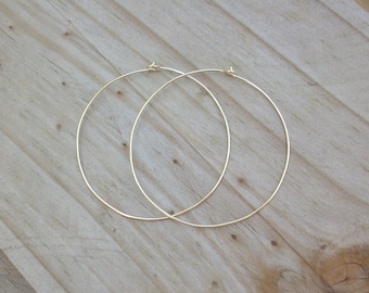 14k Gold Filled Hoop Earrings. 2 Inch Hoop Earrings. 14k Gold Hoop Earrings. Hoop Earrings. Gold Hoop Earrings. 2 Inch Hoops. Hoop Jewelry.