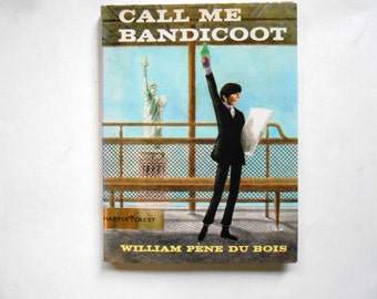Call Me Bandicoot, a Vintage Children's Book, William Pene Du Bois