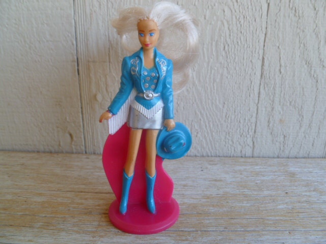 mcdonalds barbie cowgirl mattel happy