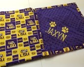 Items similar to LSU Baby Blanket on Etsy