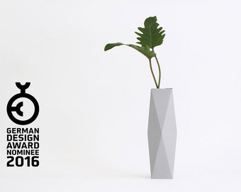 SNUG.VASE  high / grey