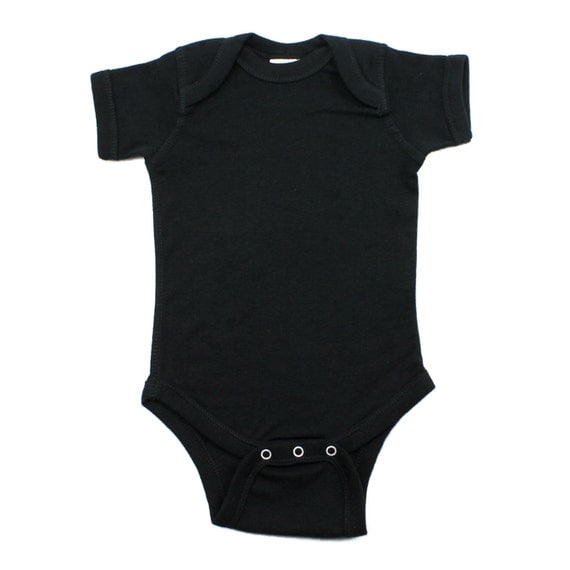 Blank Onesie Blank One Piece Baby Bodysuit by CrazyBabyClothing