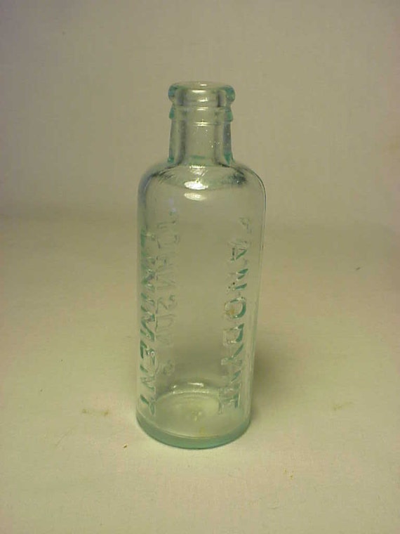 c1880s Johnson's American Anodyne Liniment Cork Top Aqua