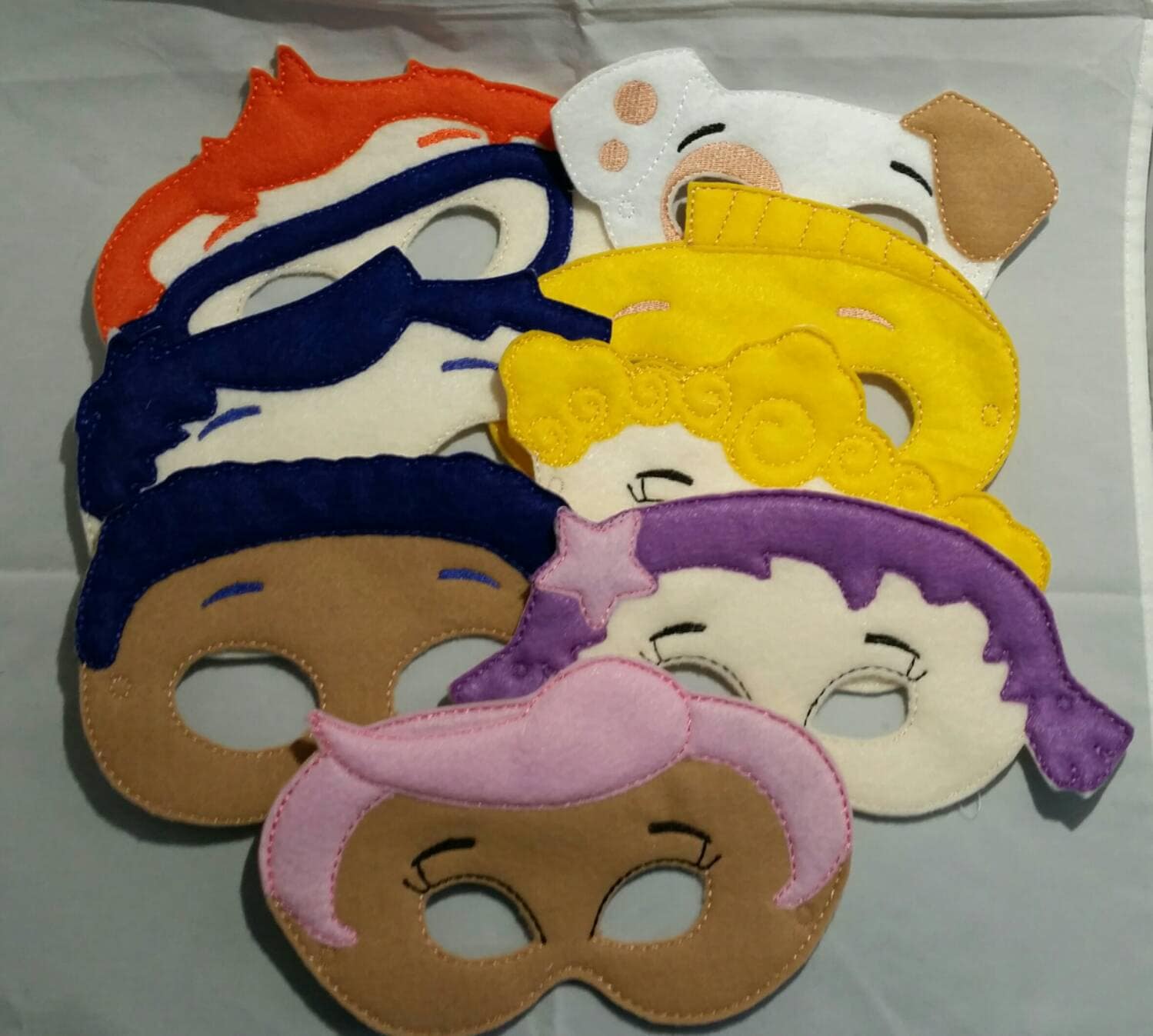 Bubble Guppies Set Mask Party Favor Dress Up