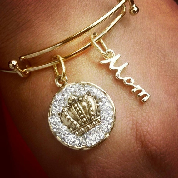 Mothers Bracelet Mum Bracelet Personalized Jewelry by DLaPaix