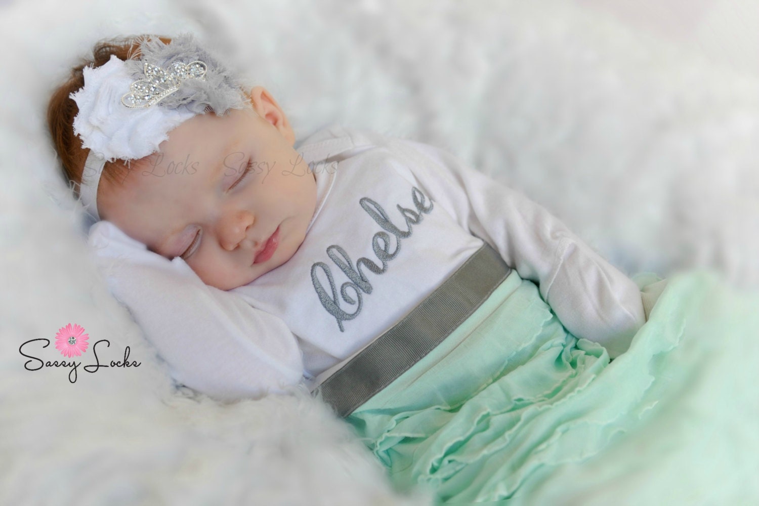 Personalized Newborn Gown Baby Girl Clothes Newborn Girl Take