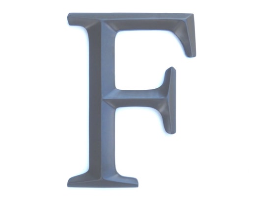 Letter F Sign Large Letter F Wall Decor