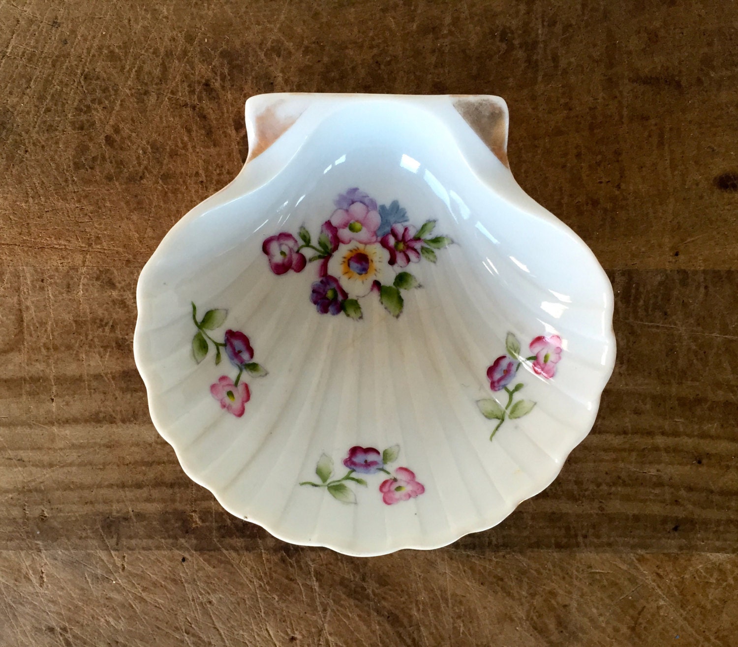 Vintage porcelain soap dish by Brimfieldfinds on Etsy