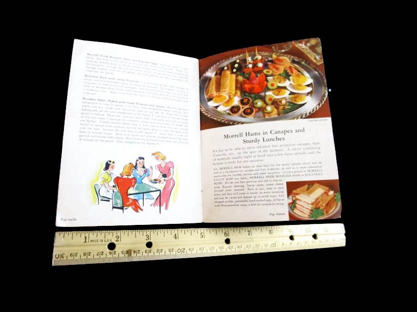 Ham Recipe Booklet Mr Ham Goes to Town 1939 Morrell E Z Cut