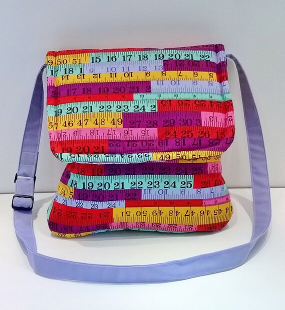 Tape Measure Handbag Tape Measure Bag Tape by MrsMzSewingRoom