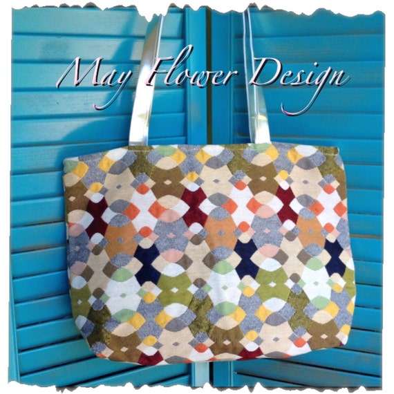 ON SALE. Handmade Handbag / Tote Bag / Colorful Purse