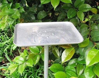 Metal Bird Feeder - Rectangular Tray feeder - platform bird feeder