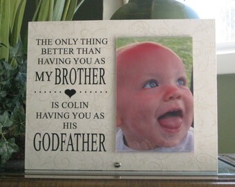Personalized GODFATHER Gift, Personalized Godfather Frame, Personalized Godfather Picture Frame, Personalized Godfather Photo Frame
