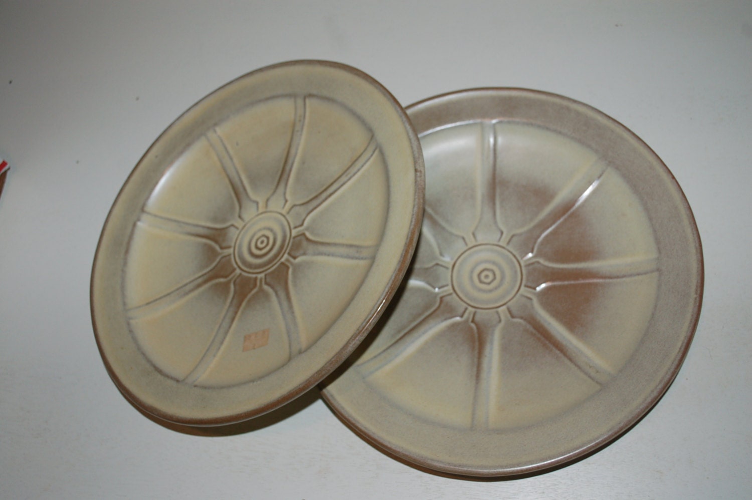 Two FRANKOMA Wagon Wheel Plates