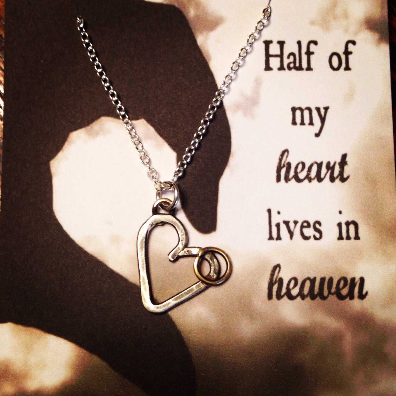 Download Half of My Heart Lives in Heaven Heart and by ...