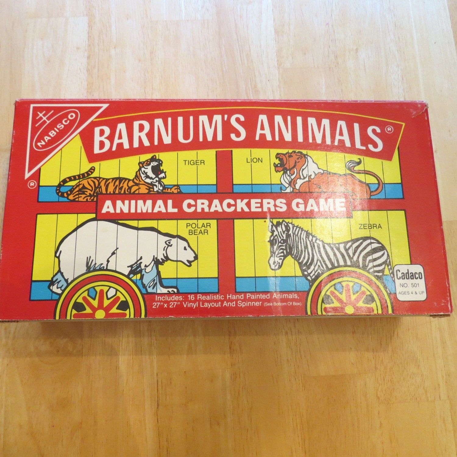 Vintage Animal Crackers Game / 1980s Animal by AngieBeeArt on Etsy