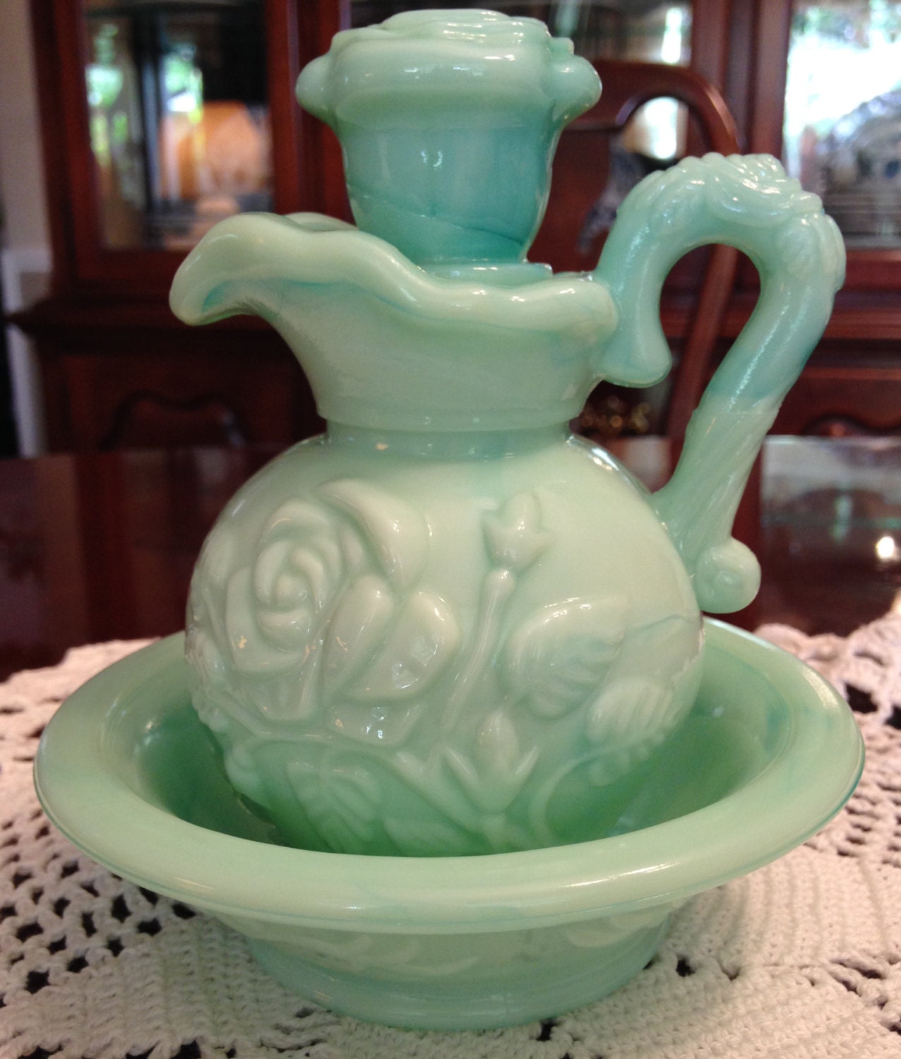 AVON Collectible Vintage Pitcher Decanter and by belairevillage