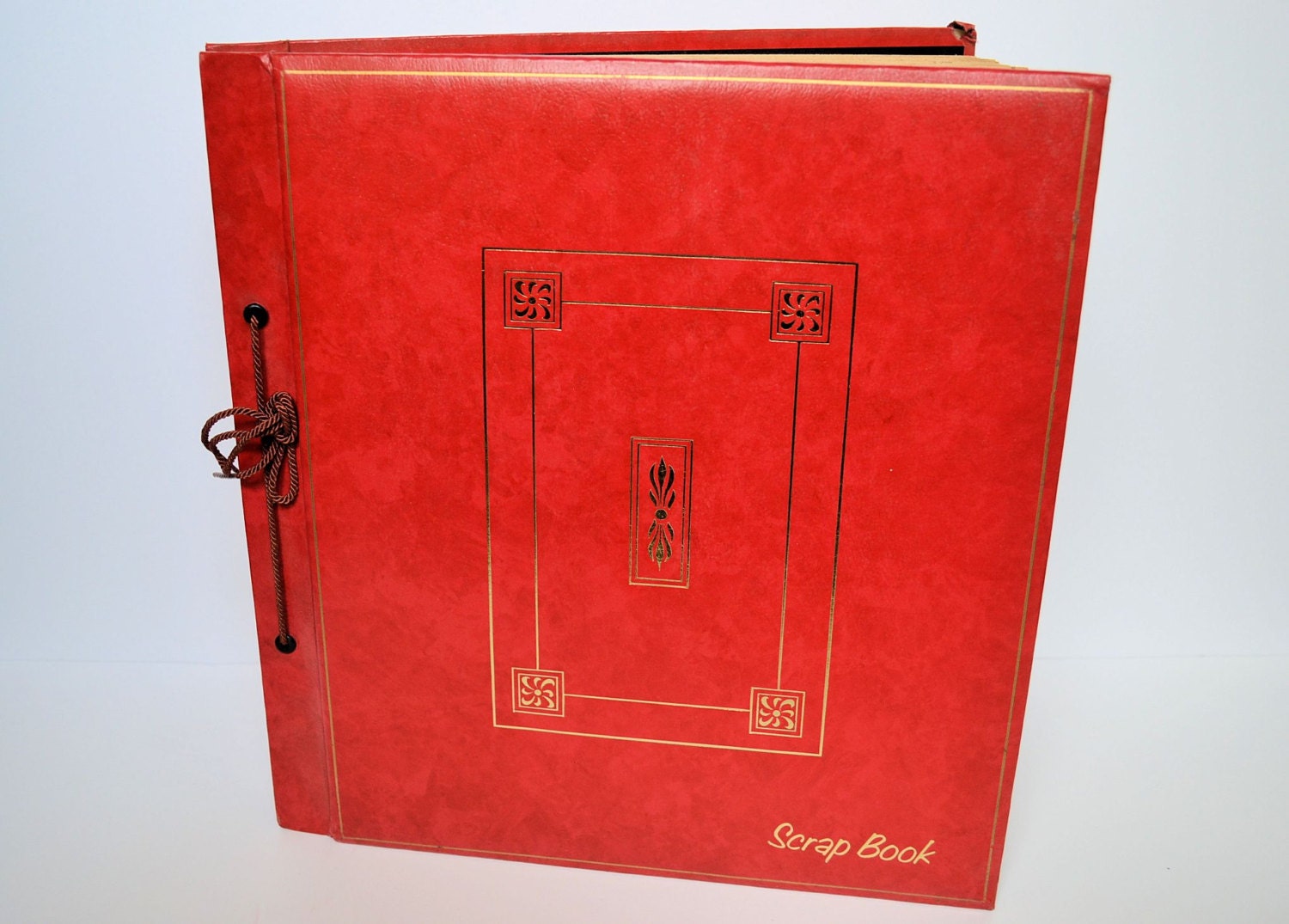 Vintage 1970s Greeting Card Scrapbook Album By AvidVintageShop