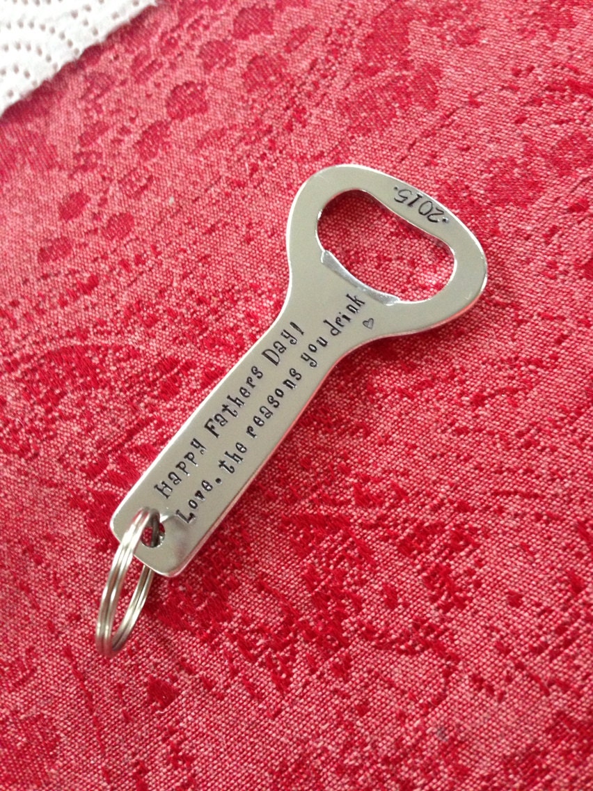 Personalized Bottle Opener Keychain