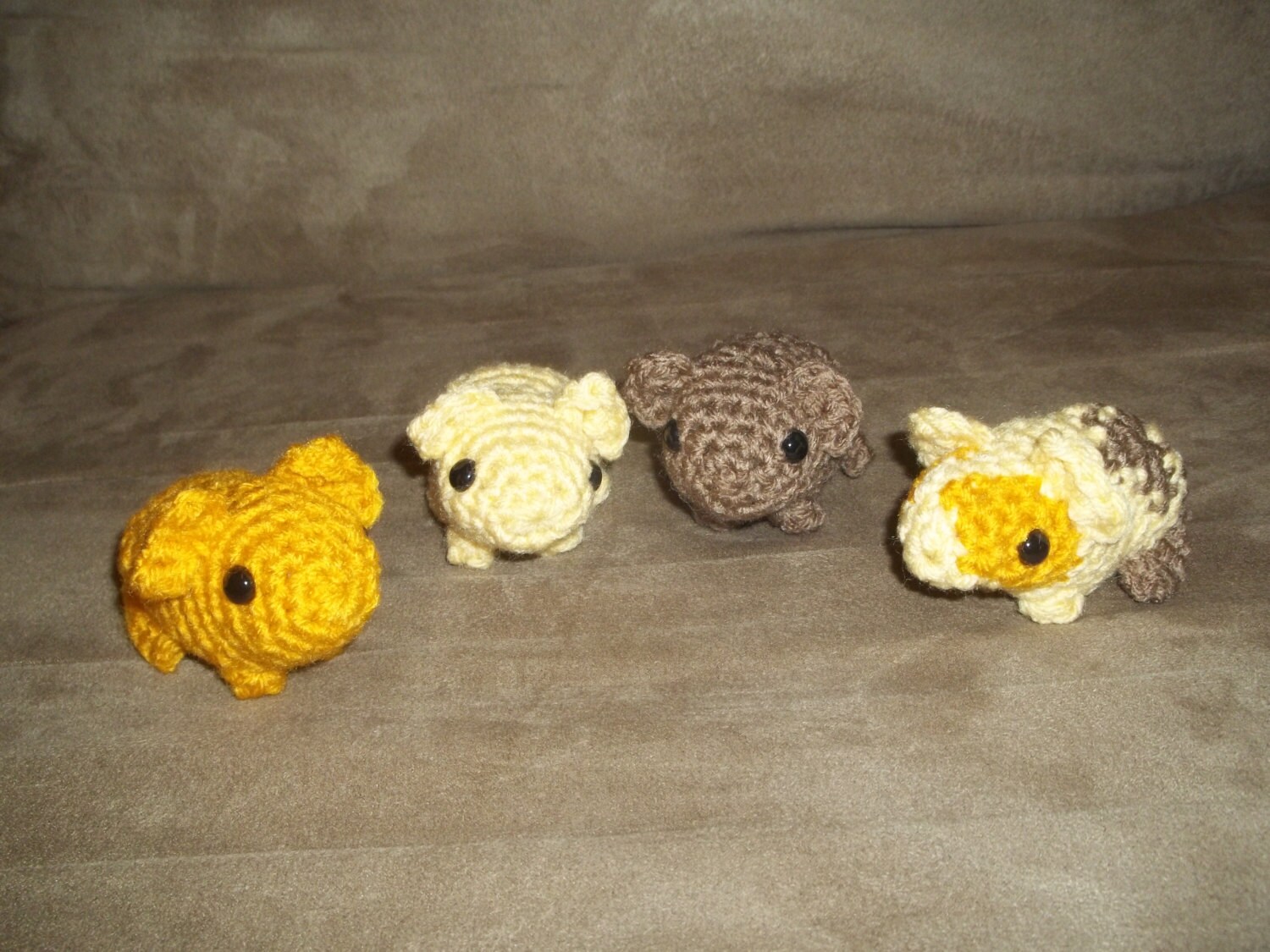 Litter of Baby Guinea Pigs by MyTangledThreads on Etsy