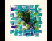 Home Decor - Abstract Painting - Turquoise Art - Wall Art - Contemporary Art - Watercolor Painting - Abstract Art - Wall Decor -Wall Hanging