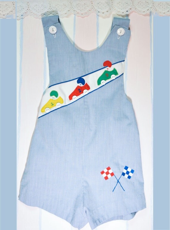 Vintage Baby Boys Romper Toddler 2T 3T 4T Boys Clothes Jon