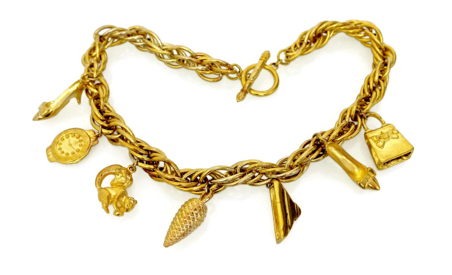 Vintage Fendi Charm Necklace