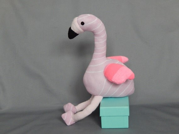 pink bird stuffed animal