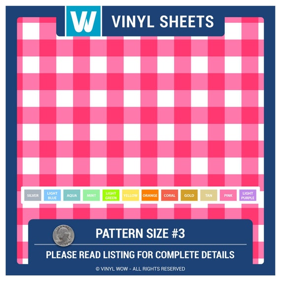 Printable Vinyl Permanent | adhesive vinyl craft sheet gingham stripes 27 in x by vinylwow Printable Vinyl Permanent | adhesive vinyl craft sheet gingham stripes 27 in x by vinylwow