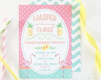 Flamingo Invitations