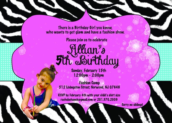 Sweet & Sassy Birthday Invitation