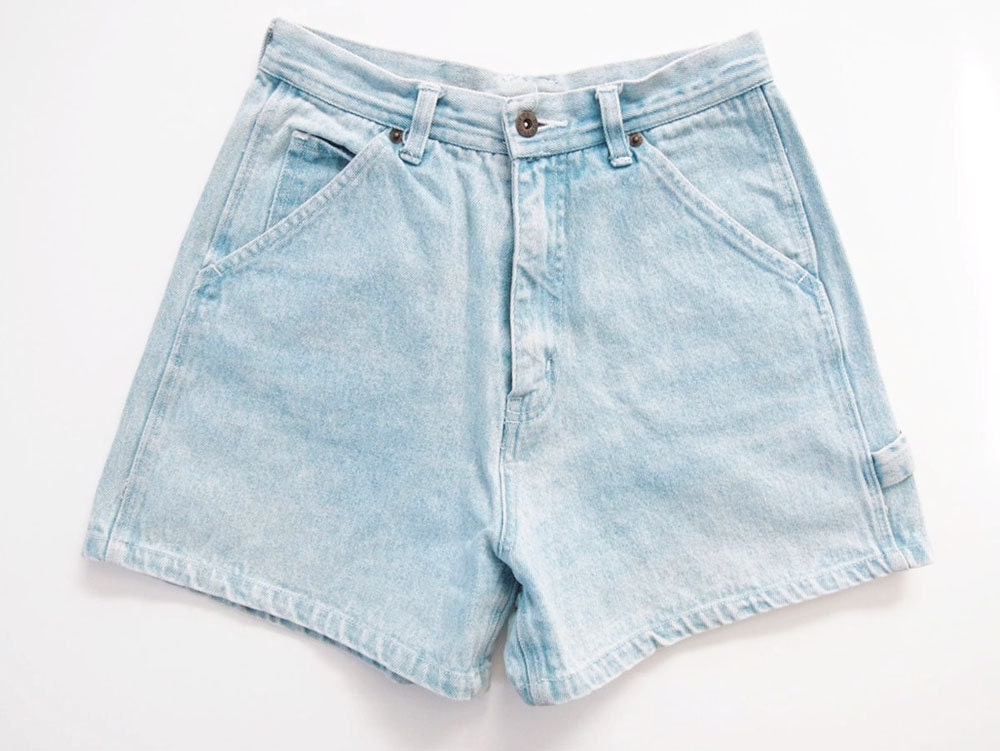 FINAL SALE high waisted denim shorts 90s denim shorts