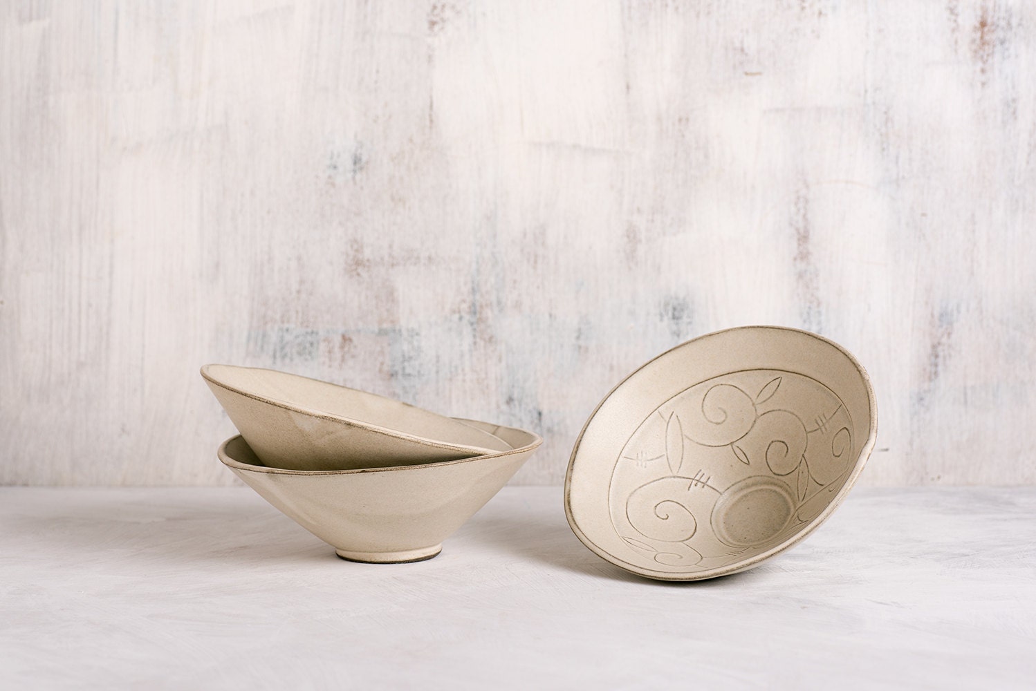 Ceramic Bowls set white ceramic serving dish Modern Serving